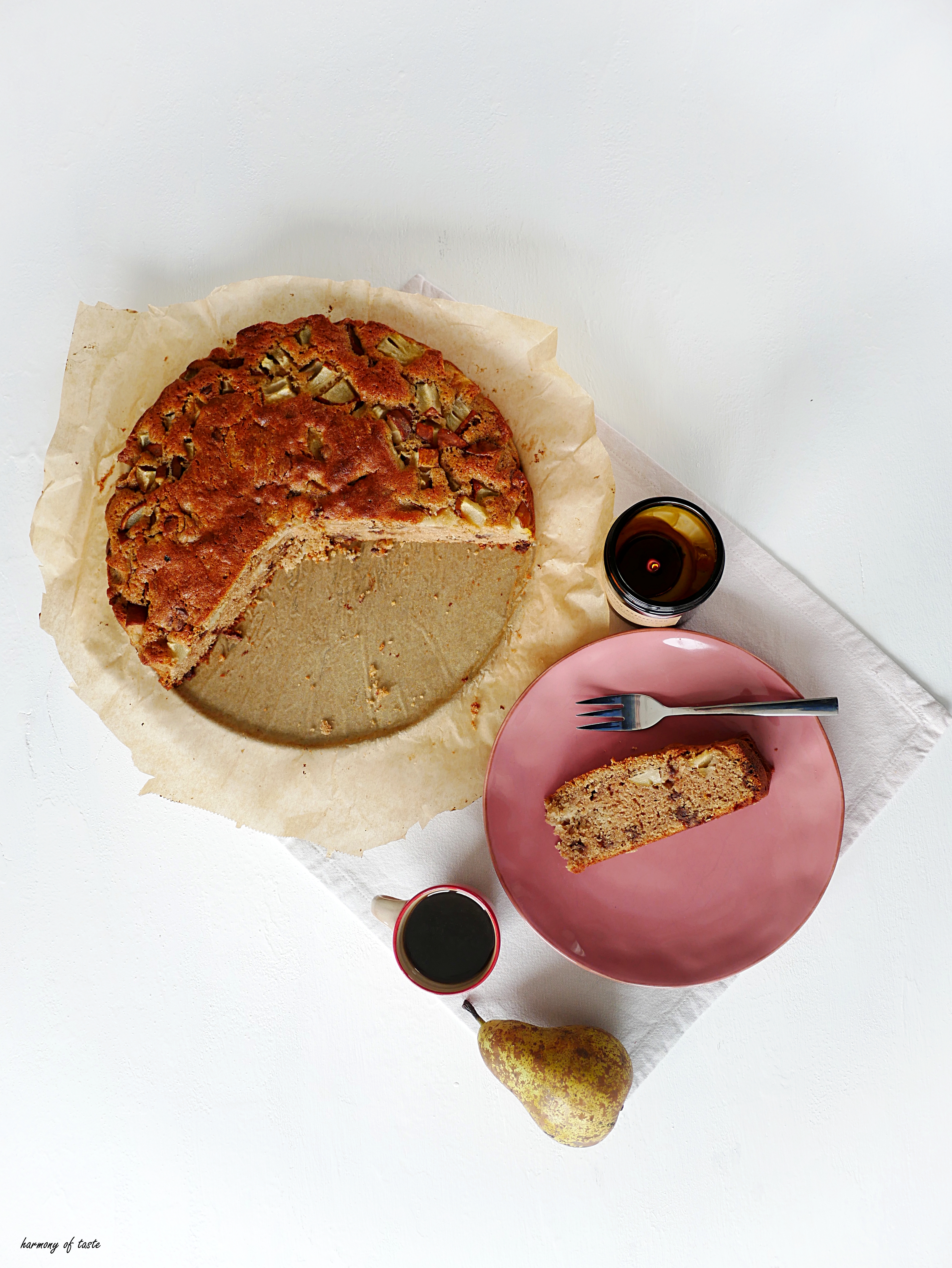 gruszka kardamon ciasto 1