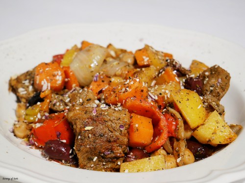 lamb with vegetables
